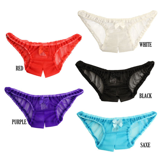 Petit Mignon 20 Half Fabric, Sheer, In-Elastic, Scanty, Crinkled, Full-Back Shorts 113084