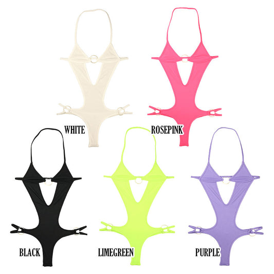 La Paum Vibrant E6000 Fabric Sexy Feminine Playsuit Costume 539023