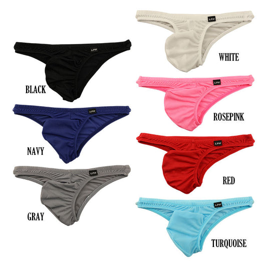 Men's low rise half back, made of MFS fabric, full seam, front hold, soft to the touch, stylish underwear 621074