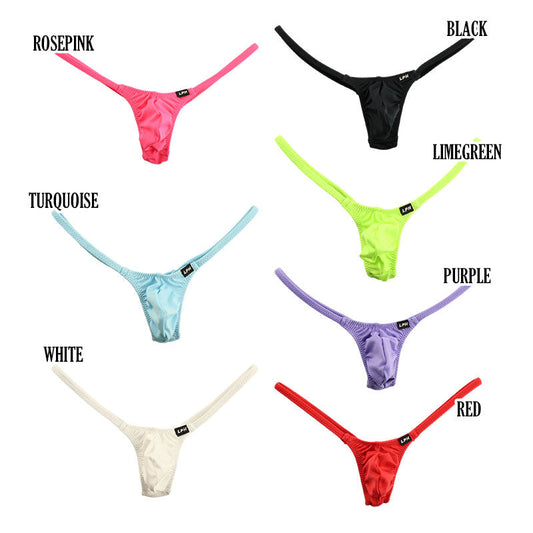 Men's E6000 Fabric Mini Side Binder T-Back Bikini 718034
