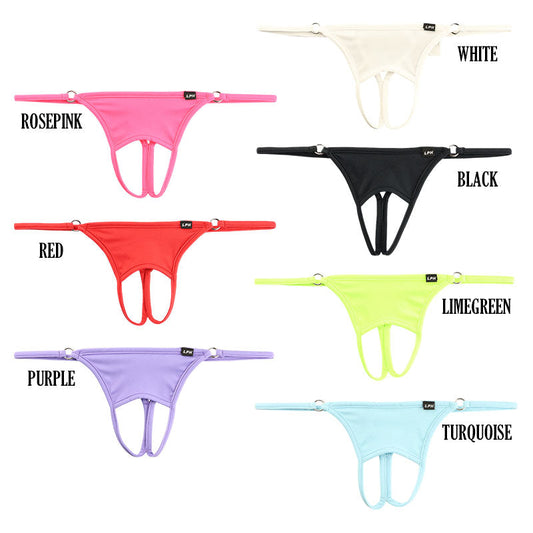 Men's E6000 Fabric Open Underwear with a Feel of Openness Men's T-Back Bikini 718044