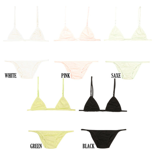 Men's Cotton Triangle Bra & Ultra-Shallow Nano Full Back Set (MBS001)
