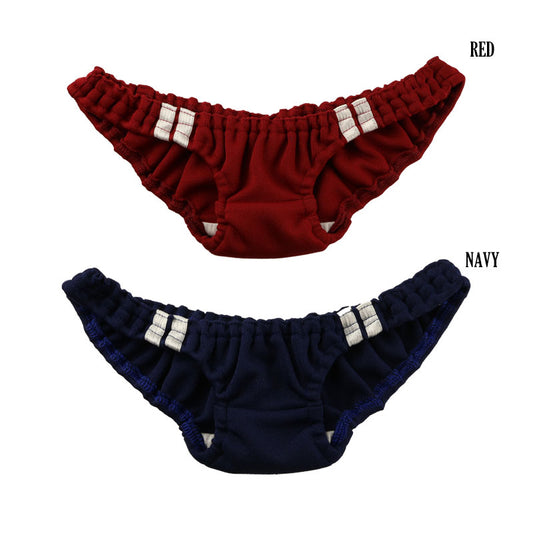 La-Pomme SMS jersey fabric with side lines, small-looking ingom scanty bloomers 115035