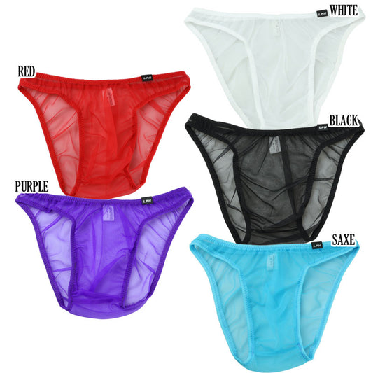 Men's 20 Half Sheer See-Through Material Full Back 615011