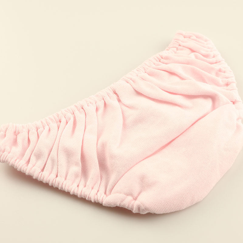 プチミニョン 綿フルバックショーツ ローライズ ホワイトレース 可愛い クシュクシュデザイン 通気性 113045