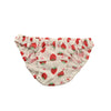 Petit Mignon Cotton Fabric Strawberry Pattern Inner Elastic Pants Full Back 114023