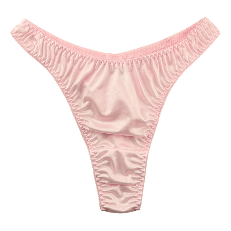 La Paume Felica Fabric Simple Design T-back Shorts 114071