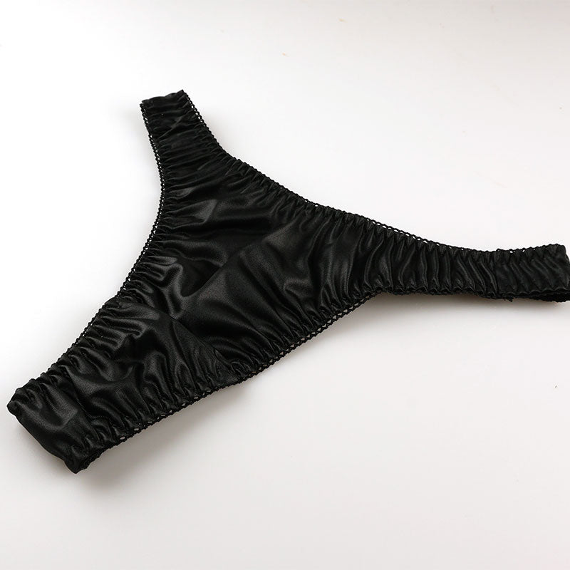 La Paume Felica Fabric Simple Design T-back Shorts 114071