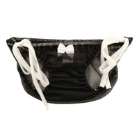 プチミニョン 20ハーフ生地フルバックショーツ シースルー素材 脇ヒモインゴム クシュクシュ可愛い 114077