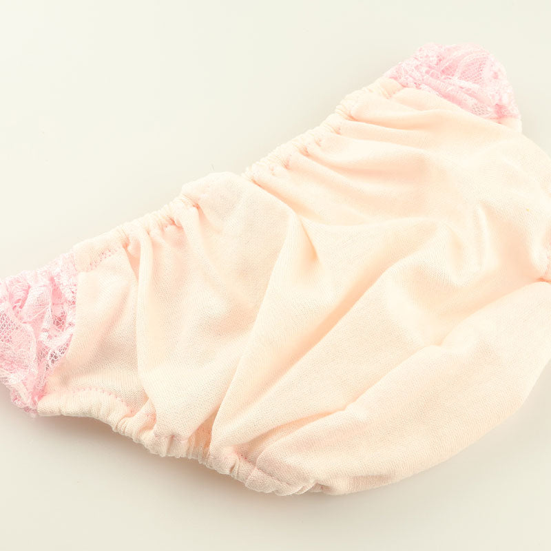 Petit Mignon Cotton Fabric Crinkled Scanty Elastic Pants 115043