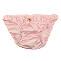 プチミニョン ローライズ フルバックショーツ フェリカ素材 つや感 なめらか肌触り クシュクシュウエスト 小さいサイズ ガーリー パンツ 115052