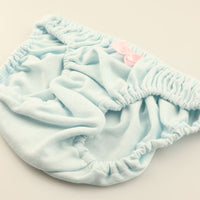 La Paum 100% Cotton Full-Back Shorts, Small, Ruffled Waist, Scanty, 116041