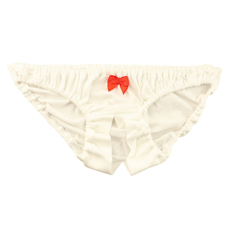 Petit Mignon - Small and Cute Scrunchie Scanty - Crotchless Full Back made with soft cotton fabric 116043