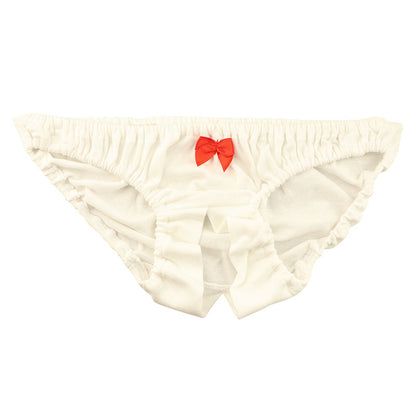 Petit Mignon - Small and Cute Scrunchie Scanty - Crotchless Full Back made with soft cotton fabric 116043