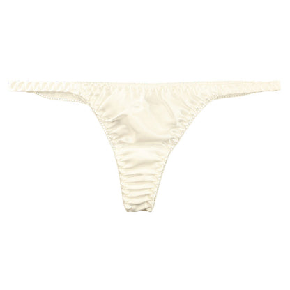 La-Pomme T-back briefs made of lustrous, silk-like satin fabric 116046