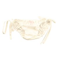 プチミニョン 通気性良好 柔らかフルバックショーツ サイドリボン クシュクシュインゴム ローライズ 117089