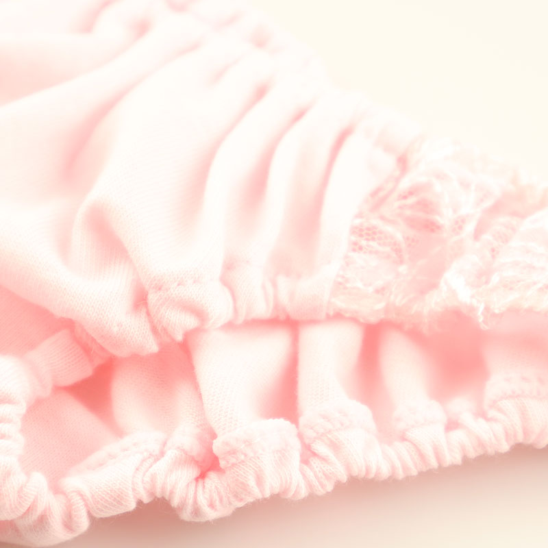 プチミニョン コットン生地 フルバックショーツ インゴムタイプ クシュクシュ見た目 ローライズ 117092