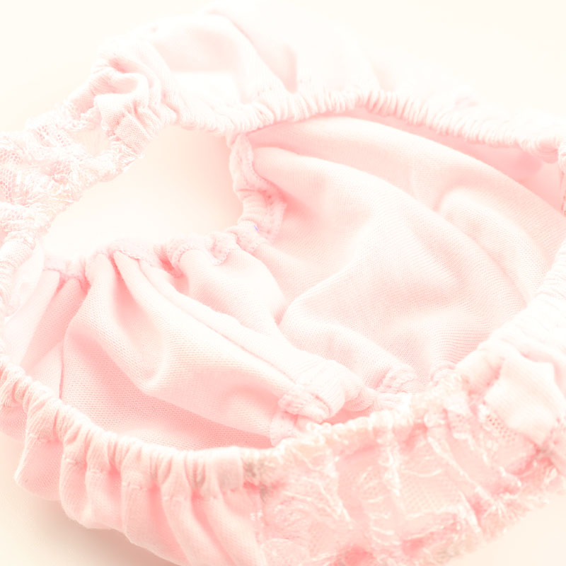 プチミニョン コットン生地 フルバックショーツ インゴムタイプ クシュクシュ見た目 ローライズ 117092