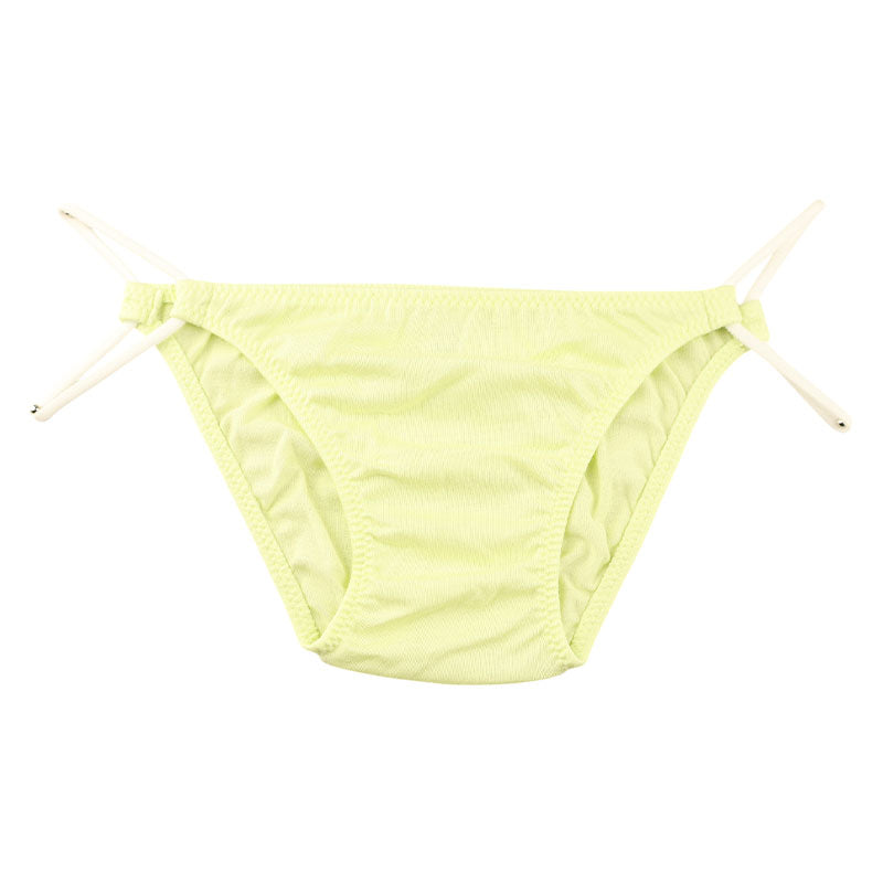 La Paume - Lightweight cotton that melts into your skin - Mercerized x 2-loop elastic low rise full back shorts 118188