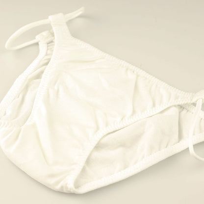 La Paume - Lightweight cotton that melts into your skin - Mercerized x 2-loop elastic low rise full back shorts 118188