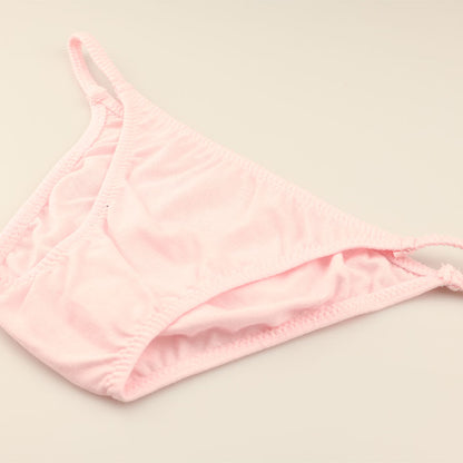 La Paum Cotton Fabric Simple Hyper Low Rise Full Back Shorts 118189