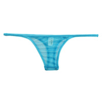 La Paum Sparkly Sparkle Half Fabric T-Back Panties, Low-Rise, 118194