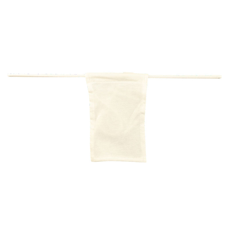 La-Pomme - Fundoshi G-string with open crotch made of breathable cotton fabric - 118198