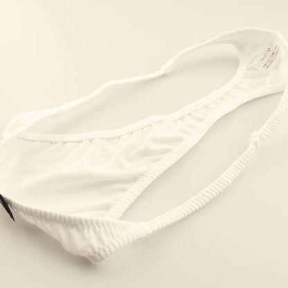 La Paum Cotton Fabric Simple Hyper Low-Rise T-Back Panties 118199