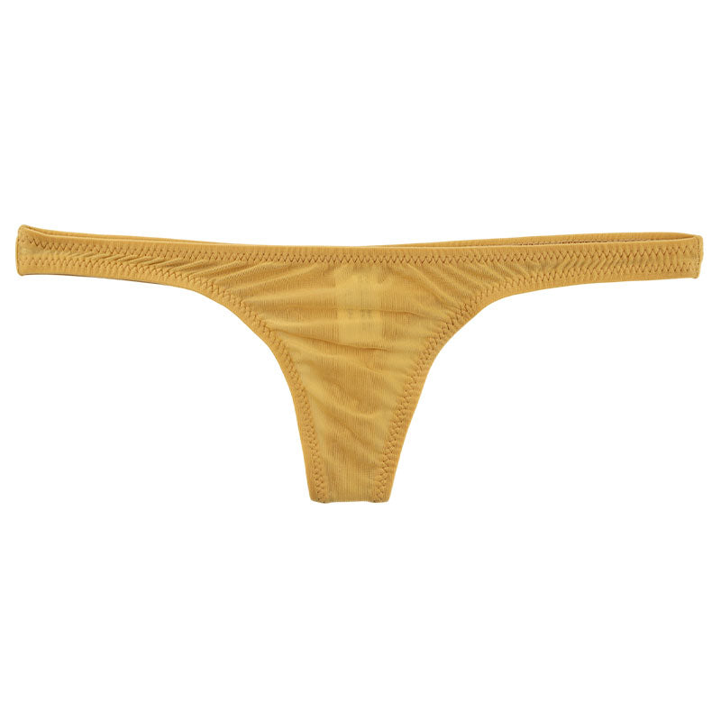 ラ・ポーム 極薄 クリア 極小Tバック 股上極浅タイプ GUS生地 タイト フィット感 119142