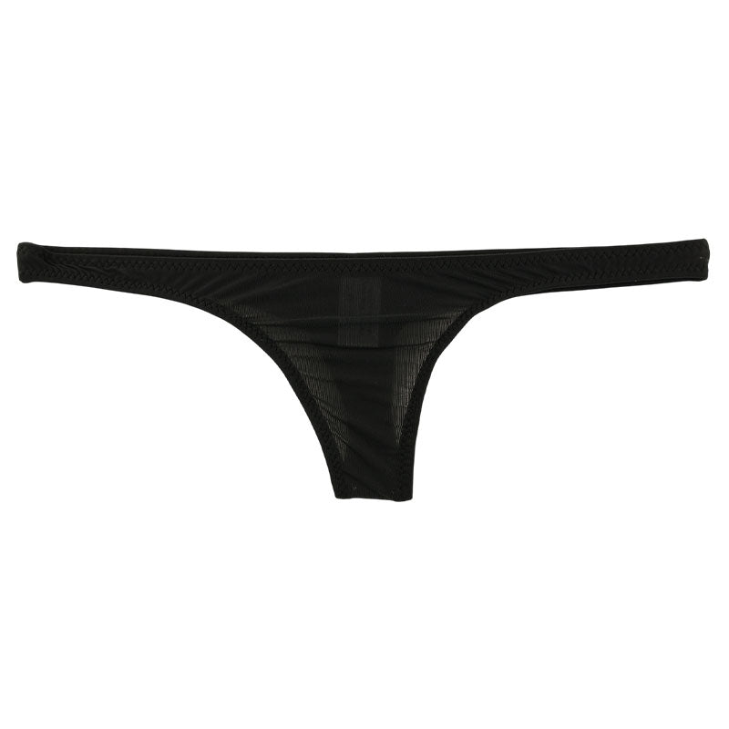 ラ・ポーム 極薄 クリア 極小Tバック 股上極浅タイプ GUS生地 タイト フィット感 119142