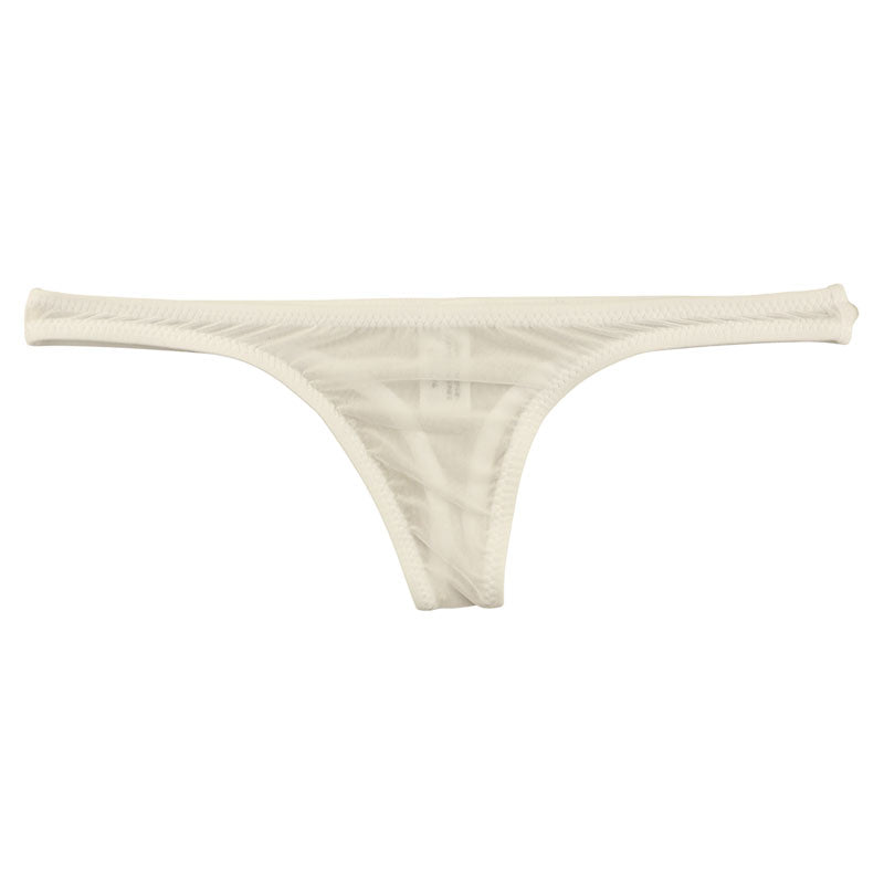 ラ・ポーム 極薄 クリア 極小Tバック 股上極浅タイプ GUS生地 タイト フィット感 119142