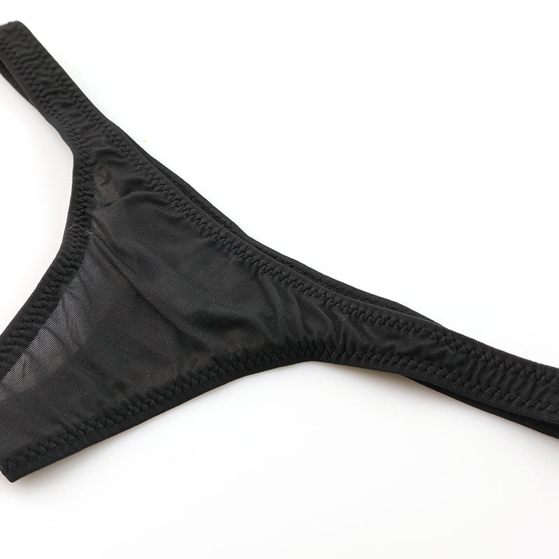 ラ・ポーム 極薄 クリア 極小Tバック 股上極浅タイプ GUS生地 タイト フィット感 119142