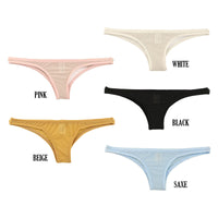 ラ・ポーム 極薄 クリア 極小ハーフバック 股上極浅タイプ GUS生地 タイト フィット感 119143