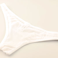 ラ・ポーム 極薄 クリア 極小ハーフバック 股上極浅タイプ GUS生地 タイト フィット感 119143