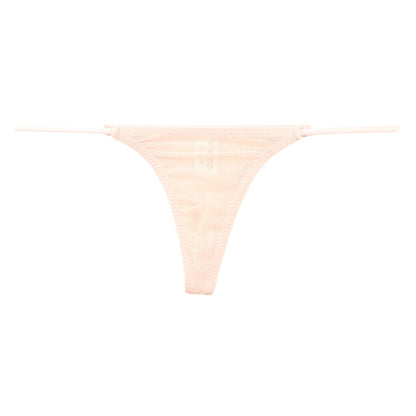 La-Pomme GUS Micro T-back Shorts 119158 - Featuring a transparent GUS fabric and a seamless design.
