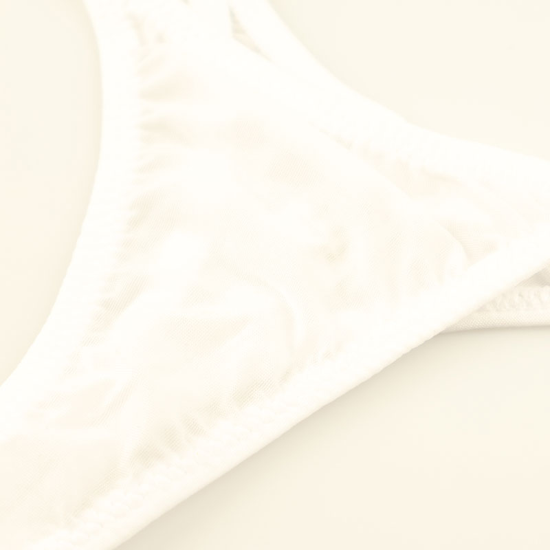 La-Pomme GUS Micro T-back Shorts 119158 - Featuring a transparent GUS fabric and a seamless design.