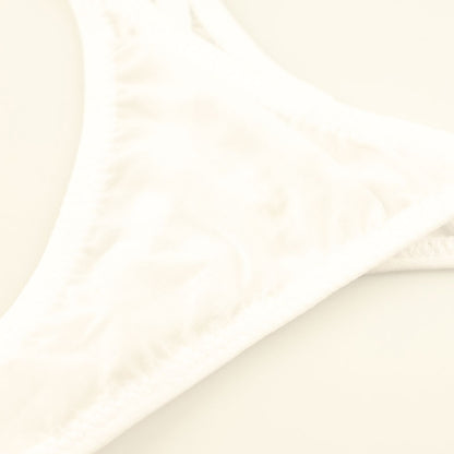 La-Pomme GUS Micro T-back Shorts 119158 - Featuring a transparent GUS fabric and a seamless design.