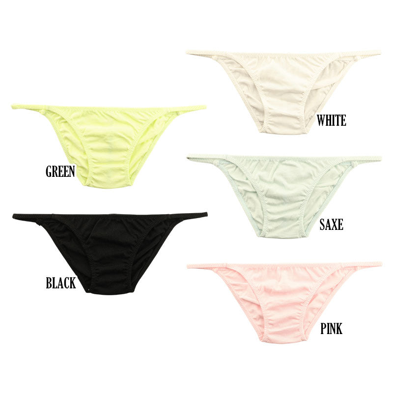 La-Pomme Cotton Fabric Full-Back Shorts, Breathable, Shirred Elastic, Beautiful Silhouette, 119162