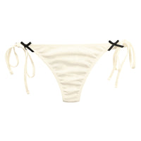 ラ・ポーム コットン生地 脇ヒモ 軽やかで柔らかい肌触り ローライズTバックショーツ 120036