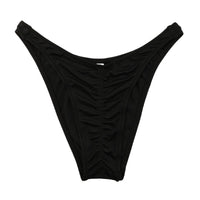 ラ・ポーム MFS生地 レディース ハーフバックショーツ シャーリング ゴム入り フィット感 121030