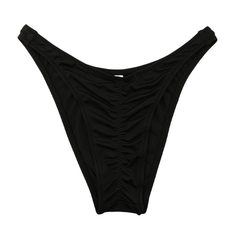 ラ・ポーム MFS生地 レディース ハーフバックショーツ シャーリング ゴム入り フィット感 121030