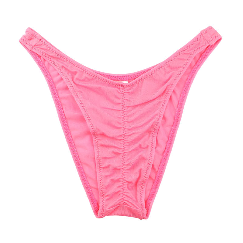 ラ・ポーム MFS生地 レディース ハーフバックショーツ シャーリング ゴム入り フィット感 121030