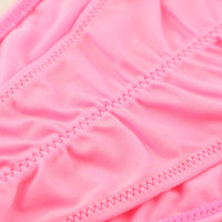 ラ・ポーム MFS生地 レディース ハーフバックショーツ シャーリング ゴム入り フィット感 121030