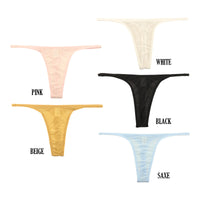 La Paum GUS Fabric T-Back Panties with Narrow Sides, High Leg, and a Soft, Smooth Feel (Product Code: 121040)