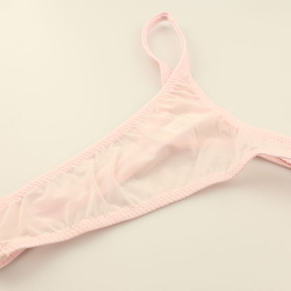 La Paum GUS Fabric T-Back Panties with Narrow Sides, High Leg, and a Soft, Smooth Feel (Product Code: 121040)
