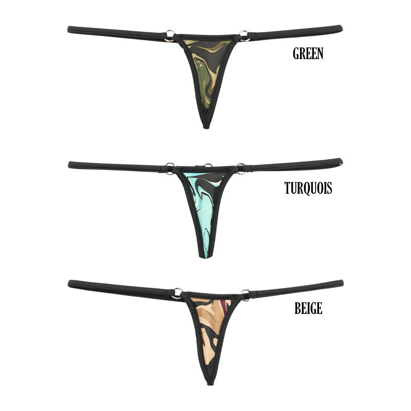 ラ・ポーム SLKS生地 カモフラージュプリント nano Gストリングショーツ 213005