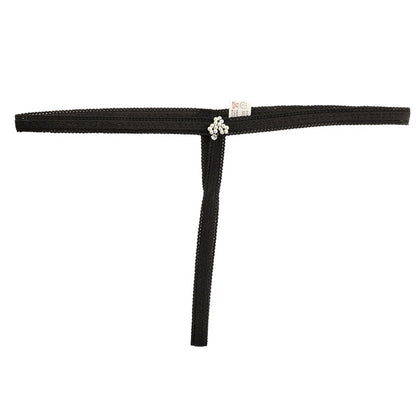 La-Pomme Pico Rubber Center Accessory T-Shaped G-String Shorts 215005