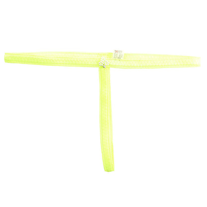 La-Pomme Pico Rubber Center Accessory T-Shaped G-String Shorts 215005