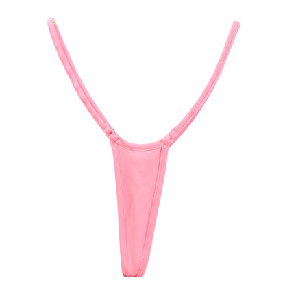 La-Pomme T2S fabric tight high leg design G-string shorts 215007