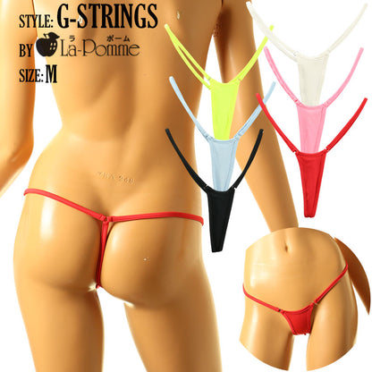 La-Pomme T2S fabric tight high leg design G-string shorts 215007